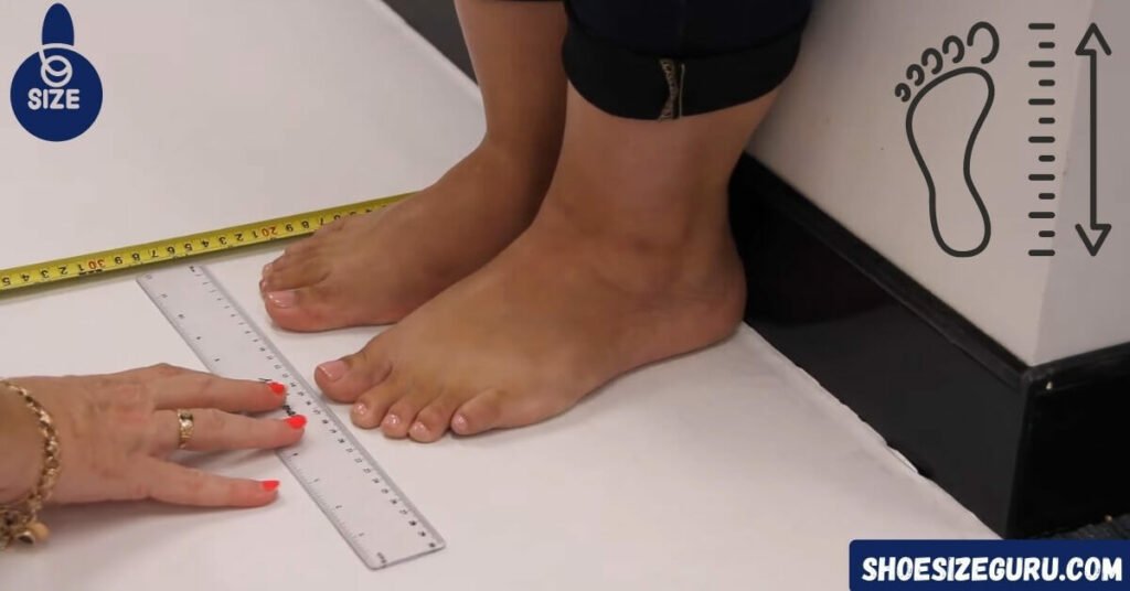 How to measure foot size at home